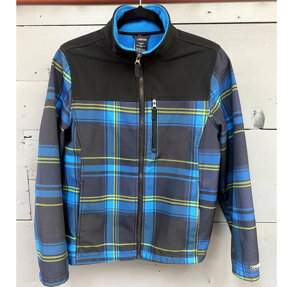 Blue Plaid Mountain Expedition jaket size XXL 18